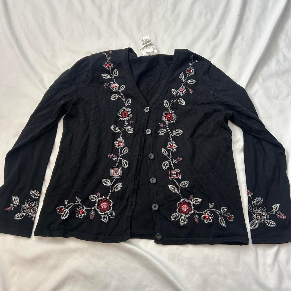 Vintage Embroidered & Beaded Cardigan